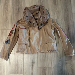 Desigual Embroidered Field Jacket